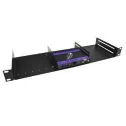 SmartAVI SmartRack 1U Universal Half Rack Shelf System. Includes: [SmartRack Shelf, 2 Slotted Mounting Brackets and Hardware. ]