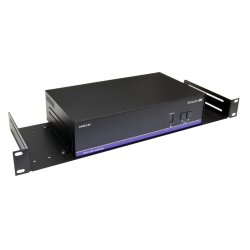 SmartAVI SmartRack 1U Universal Half Rack Shelf System. Includes: [SmartRack Shelf, 2 Slotted Mounting Brackets and Hardware. ]