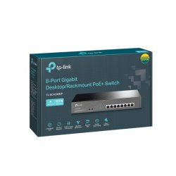TP-Link TL-SG1008MP network switch Unmanaged Gigabit Ethernet (10/100/1000) Power over Ethernet (PoE) Black
