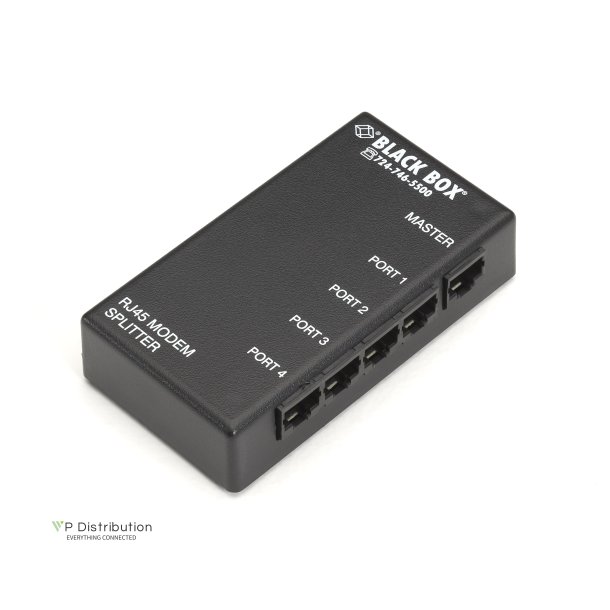 Black Box 4 PORT MODEM SPLITTER RS232-RJ45 FORMAT