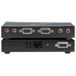 SmartAVI UXGA/YUV/YC, Single-Head, Single-Head, Audio, RS-232, IR CAT5 Extender. Includes: [XTP-TX, XTP-RX, CCVGAMM06, 2 x (PS5VD3A-wllmt)]