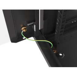 RACK CABINET 19" WALL-MOUNT 4U/600X450 (FLAT PACK) WITH GLASS DOOR BLACK LANBERG V2