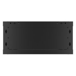 RACK CABINET 19" WALL-MOUNT 4U/600X600 (FLAT PACK) WITH GLASS DOOR BLACK LANBERG V2