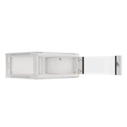 RACK CABINET 19" WALL-MOUNT 4U/600X600 (FLAT PACK) WITH GLASS DOOR GREY LANBERG V2