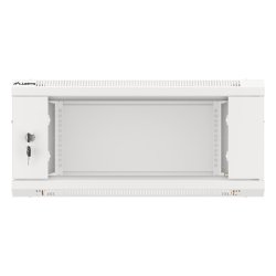 RACK CABINET 19" WALL-MOUNT 4U/600X600 (FLAT PACK) WITH GLASS DOOR GREY LANBERG V2