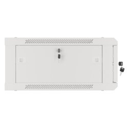 RACK CABINET 19" WALL-MOUNT 4U/600X600 (FLAT PACK) WITH GLASS DOOR GREY LANBERG V2