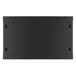 RACK CABINET 19" WALL-MOUNT 6U/600X450 (FLAT PACK) WITH GLASS DOOR BLACK LANBERG V2