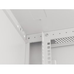 RACK CABINET 19" WALL-MOUNT 6U/600X600 (FLAT PACK) WITH GLASS DOOR GREY LANBERG V2