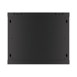 RACK CABINET 19" WALL-MOUNT 9U/600X450 (FLAT PACK) WITH GLASS DOOR BLACK LANBERG V2