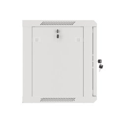 RACK CABINET 19" WALL-MOUNT 9U/600X450 (FLAT PACK) WITH GLASS DOOR GREY LANBERG V2
