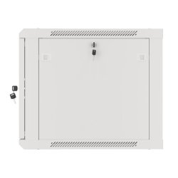 RACK CABINET 19" WALL-MOUNT 9U/600X600 (FLAT PACK) WITH GLASS DOOR GREY LANBERG V2