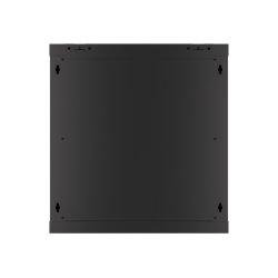 RACK CABINET 19" WALL-MOUNT 12U/600X450 (FLAT PACK) WITH GLASS DOOR BLACK LANBERG V2