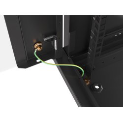 RACK CABINET 19" WALL-MOUNT 12U/600X450 (FLAT PACK) WITH GLASS DOOR BLACK LANBERG V2