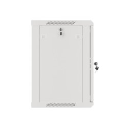 RACK CABINET 19" WALL-MOUNT 12U/600X450 (FLAT PACK) WITH GLASS DOOR GREY LANBERG V2