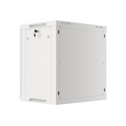 RACK CABINET 19" WALL-MOUNT 12U/600X450 (FLAT PACK) WITH GLASS DOOR GREY LANBERG V2