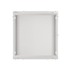 RACK CABINET 19" WALL-MOUNT 12U/600X600 (FLAT PACK) WITH GLASS DOOR GREY LANBERG V2