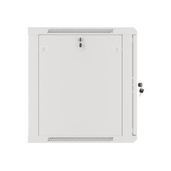 RACK CABINET 19" WALL-MOUNT 12U/600X600 (FLAT PACK) WITH GLASS DOOR GREY LANBERG V2