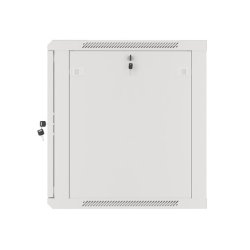 RACK CABINET 19" WALL-MOUNT 12U/600X600 (FLAT PACK) WITH GLASS DOOR GREY LANBERG V2
