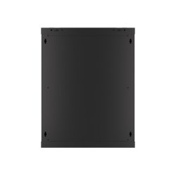 RACK CABINET 19" WALL-MOUNT 15U/600X450 (FLAT PACK) WITH GLASS DOOR BLACK LANBERG V2
