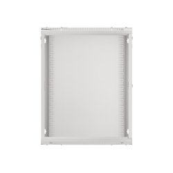 RACK CABINET 19" WALL-MOUNT 15U/600X450 (FLAT PACK) WITH GLASS DOOR GREY LANBERG V2