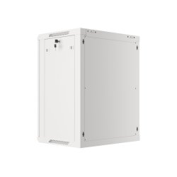 RACK CABINET 19" WALL-MOUNT 15U/600X450 (FLAT PACK) WITH GLASS DOOR GREY LANBERG V2