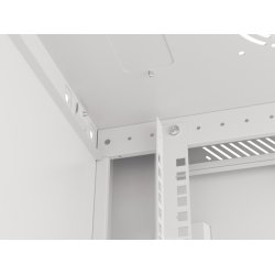 RACK CABINET 19" WALL-MOUNT 15U/600X450 (FLAT PACK) WITH GLASS DOOR GREY LANBERG V2