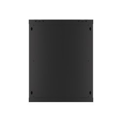 RACK CABINET 19" WALL-MOUNT 15U/600X600 (FLAT PACK) WITH GLASS DOOR BLACK LANBERG V2