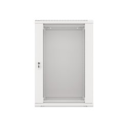 RACK CABINET 19" WALL-MOUNT 18U/600X450 (FLAT PACK) WITH GLASS DOOR GREY LANBERG V2