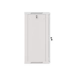 RACK CABINET 19" WALL-MOUNT 18U/600X450 (FLAT PACK) WITH GLASS DOOR GREY LANBERG V2