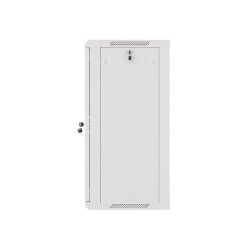 RACK CABINET 19" WALL-MOUNT 18U/600X450 (FLAT PACK) WITH GLASS DOOR GREY LANBERG V2