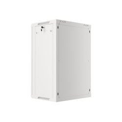 RACK CABINET 19" WALL-MOUNT 18U/600X450 (FLAT PACK) WITH GLASS DOOR GREY LANBERG V2