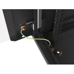 RACK CABINET 19" WALL-MOUNT 18U/600X600 (FLAT PACK) WITH GLASS DOOR BLACK LANBERG V2