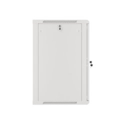 RACK CABINET 19" WALL-MOUNT 18U/600X600 (FLAT PACK) WITH GLASS DOOR GREY LANBERG V2