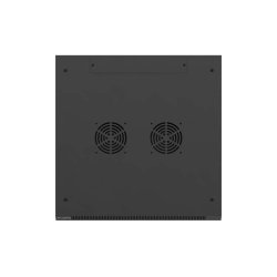 RACK CABINET 19" WALL-MOUNT 22U/600X600 (FLAT PACK) WITH GLASS DOOR BLACK LANBERG V2
