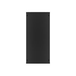RACK CABINET 19" WALL-MOUNT 27U/600X450 (FLAT PACK) WITH GLASS DOOR BLACK LANBERG V2