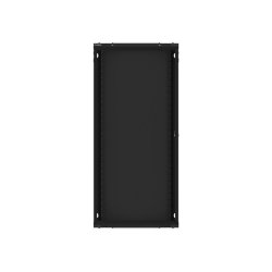 RACK CABINET 19" WALL-MOUNT 27U/600X450 (FLAT PACK) WITH GLASS DOOR BLACK LANBERG V2
