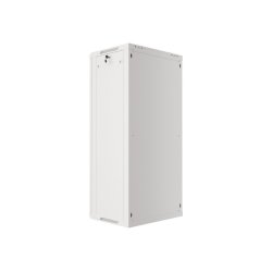 RACK CABINET 19" WALL-MOUNT 27U/600X450 (FLAT PACK) WITH GLASS DOOR GREY LANBERG V2