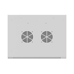 RACK CABINET 19" WALL-MOUNT 27U/600X450 (FLAT PACK) WITH GLASS DOOR GREY LANBERG V2