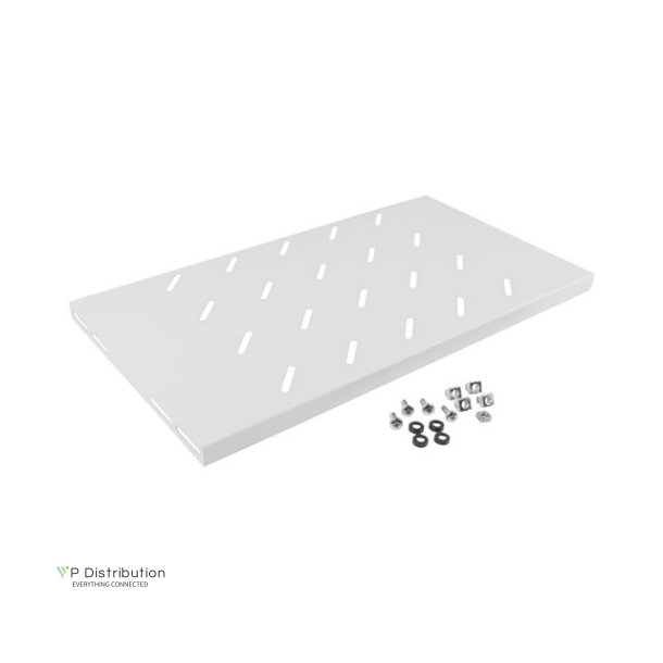 19" FIXED SHELF 1U/486X270MM MAX LOAD CAPACITY UP TO 120KG GREY LANBERG