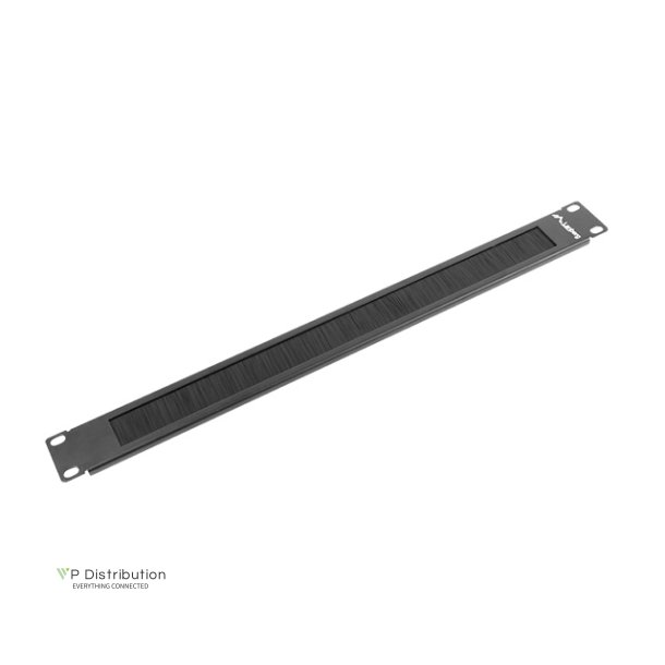 19" BRUSH PANEL 1U BLACK LANBERG AK-1101-B