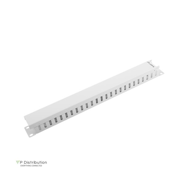 19" CABLE MANAGEMENT PANEL TYPE A 1U GREY LANBERG