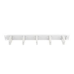 19" CABLE MANAGEMENT PANEL WITH 5 PLASTIC HOLDERS 1U TYPE B GREY LANBERG