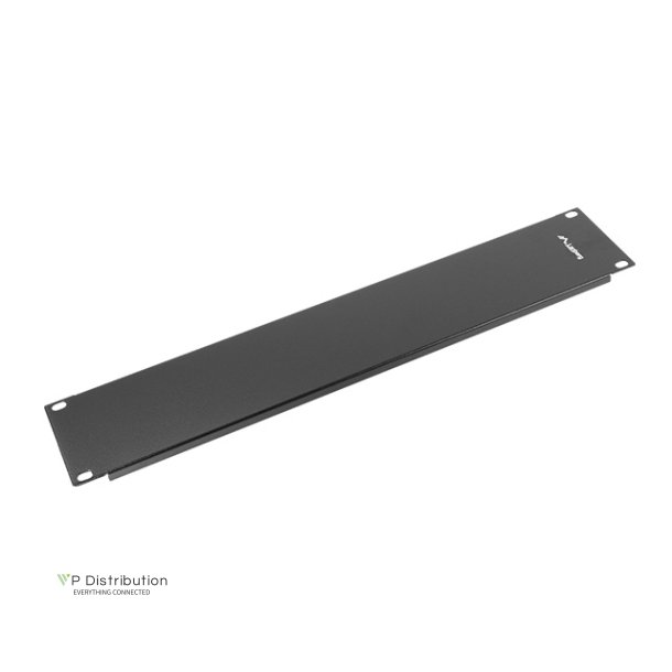 19" BLANKING PANEL 2U BLACK LANBERG