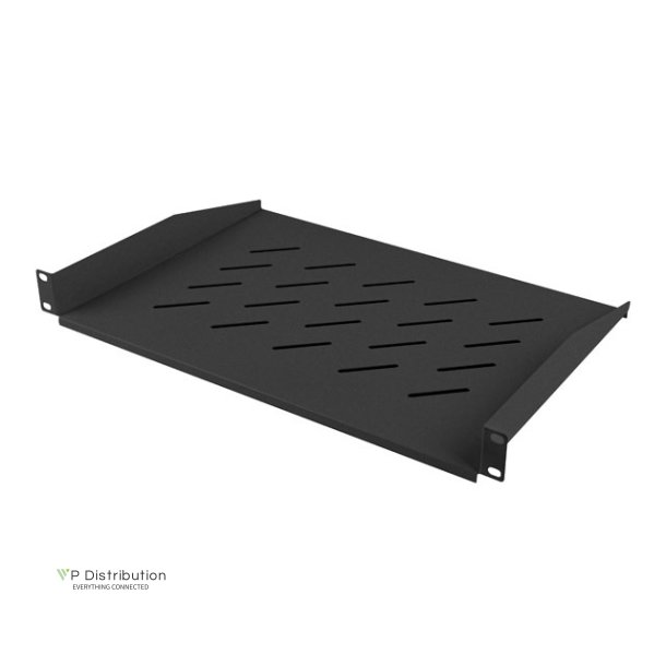 19" FIXED SHELF 1U/483X315MM MAX LOAD CAPACITY UP TO 25KG BLACK LANBERG
