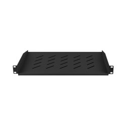 19" FIXED SHELF 1U/483X315MM MAX LOAD CAPACITY UP TO 25KG BLACK LANBERG