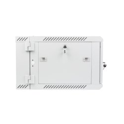 RACK CABINET 19" DOUBLE-SECTION WALL-MOUNT 6U/600X600 (FLAT PACK) GREY LANBERG