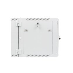 RACK CABINET 19" DOUBLE-SECTION WALL-MOUNT 9U/600X600 (FLAT PACK) GREY LANBERG