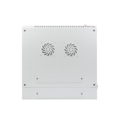 RACK CABINET 19" DOUBLE-SECTION WALL-MOUNT 12U/600X600 (FLAT PACK) GREY LANBERG