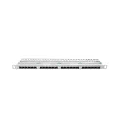 PATCH PANEL 24 PORT 0.5U 19" CAT.5E UTP WITH CABLE ORGANIZER GREY LANBERG