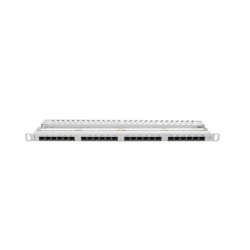 PATCH PANEL 24 PORT 0.5U 19" CAT.6 UTP WITH CABLE ORGANIZER GREY LANBERG